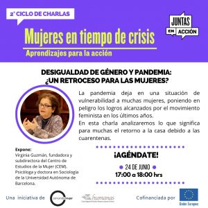 Charla “Desigualdad de género y pandemia: ¿Un retroceso para las mujeres?”