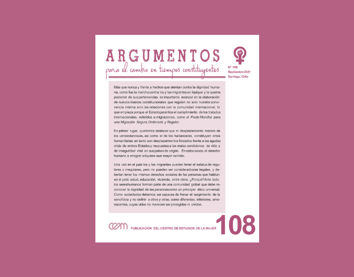 Argumentos para el cambio en tiempos constituyentes · 108